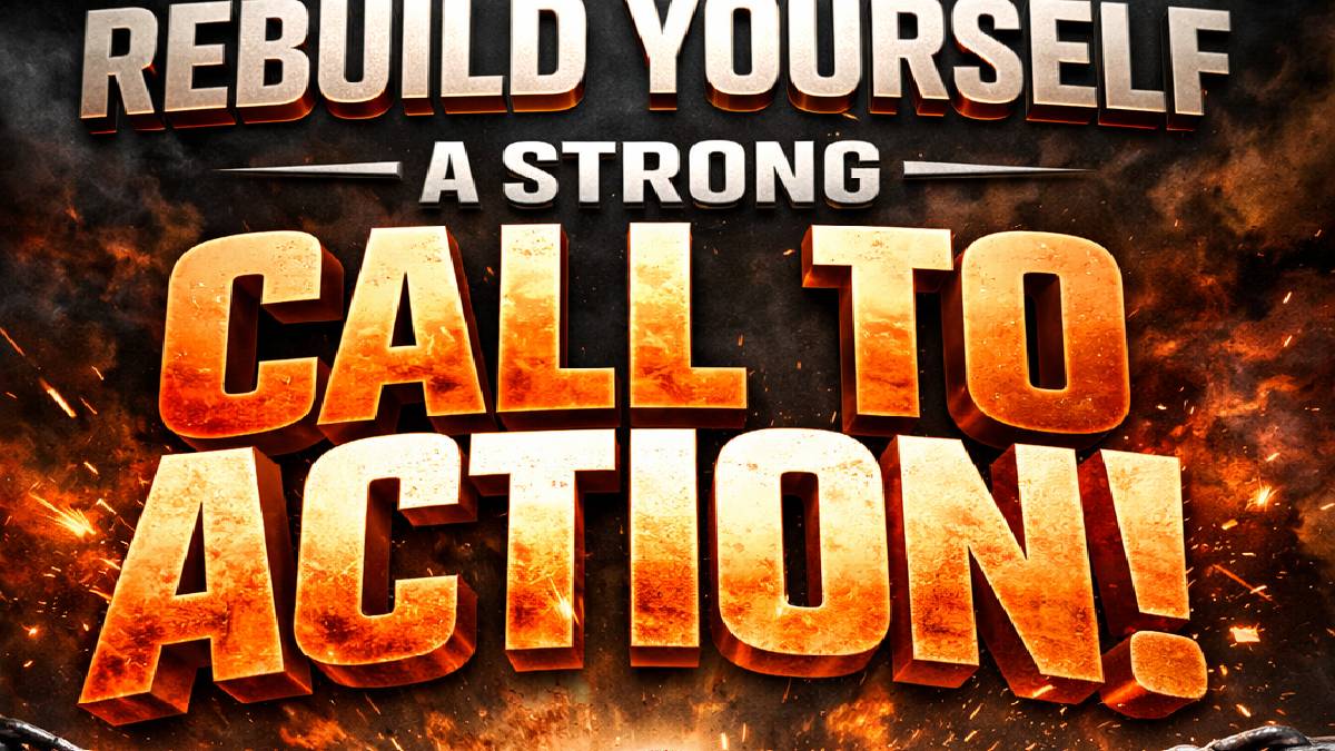 Rebuild Yourself A Strong Call To Action, Discipline, Focus And Courage
