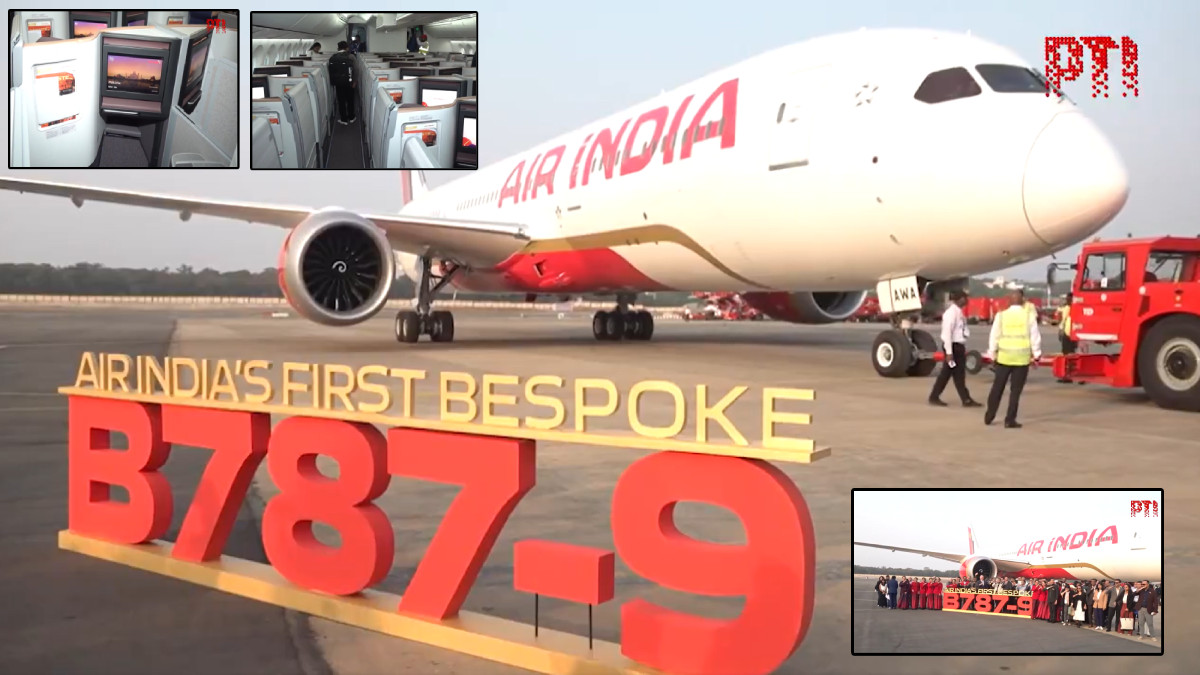 Air India Unveils First Custom Boeing 787-9 Dreamliner | New 2026 Interiors