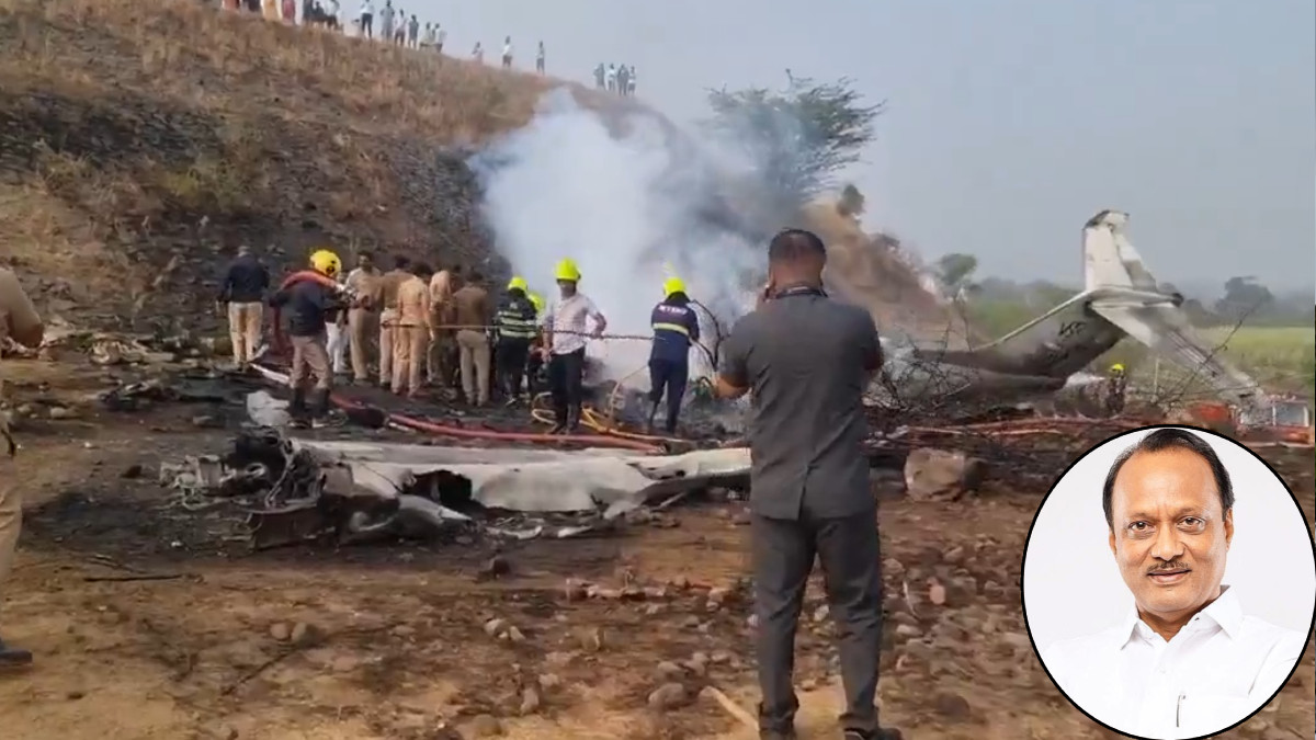 New Video Shows Ajit Pawar’s Plane Flipping Mid-Air Moments Before Fatal Baramati Crash