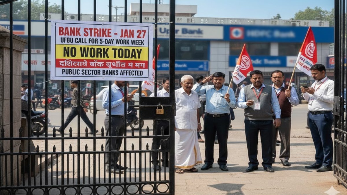 Nationwide Bank Strike On Jan 27 | Photo Credit: AI Image