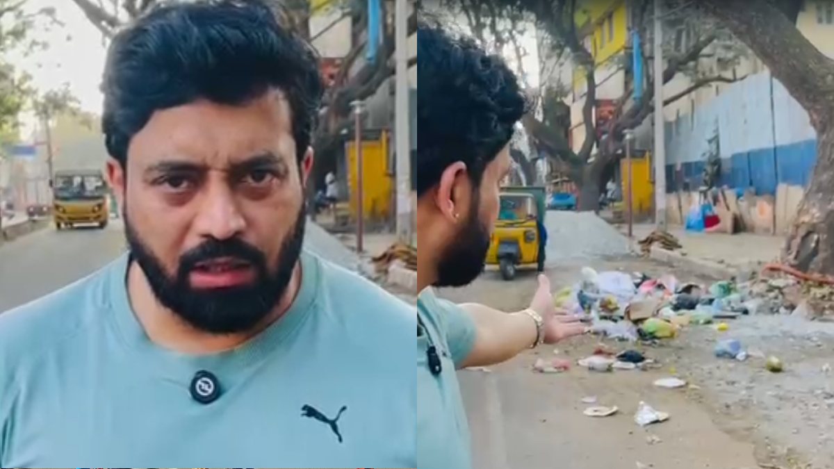 Garbage Crisis Grips Bengaluru: Actor Aniruddha Conducts Reality Check on City's Ailing Streets