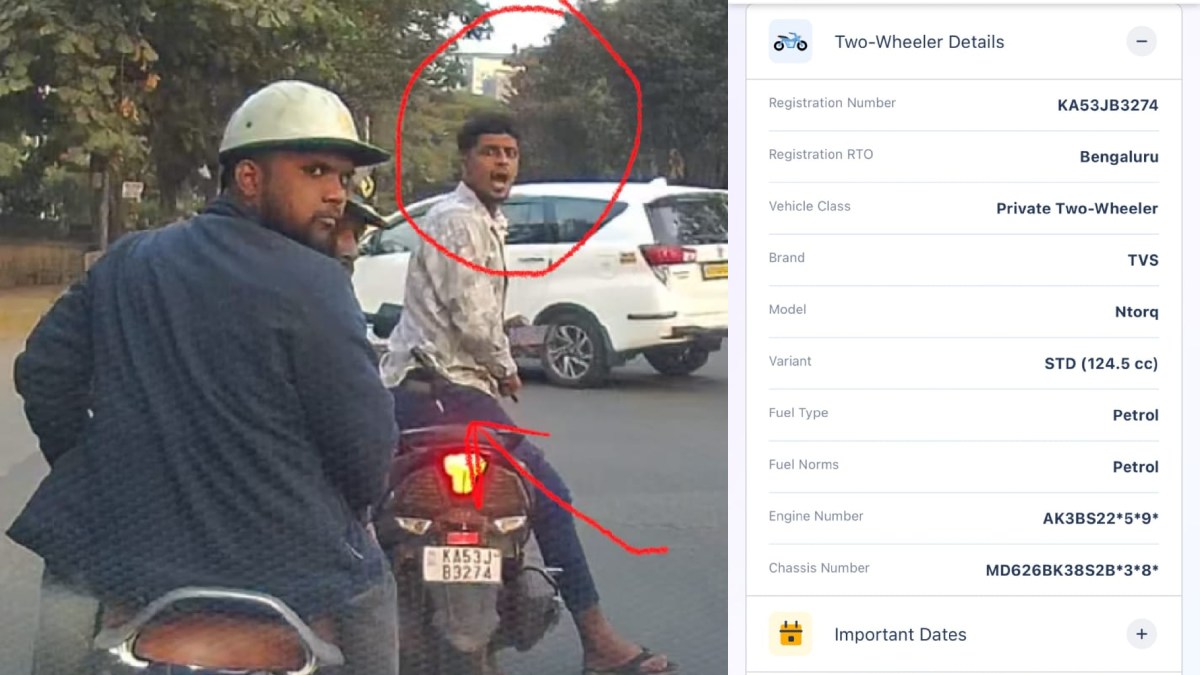 Bengaluru Road Rage: Biker Brandishes Dagger and Threatens Car Driver in Whitefield; Dashcam Captures Chilling Encounter