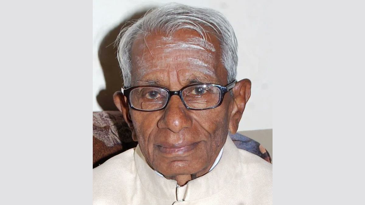Veteran Leader Bheemanna Khandre Passes Away at 102; Last Rites Today in Bhalki