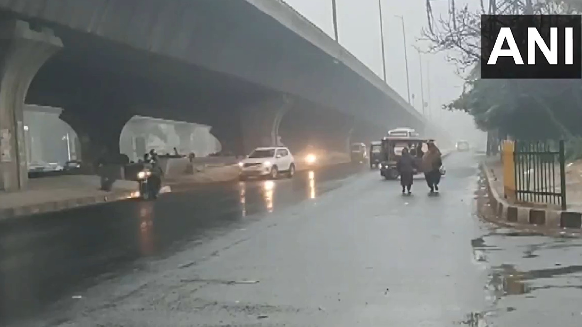 Delhi Shivers as Temperature Plunges to 4.6°C; National Capital Records Coldest Morning of the Season Amid Surprise Rain