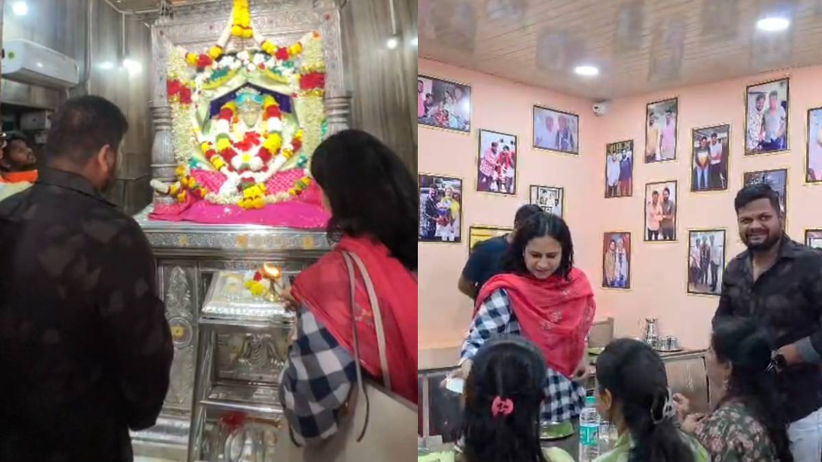 ಸಿದ್ಧಾರೂಢ ಮಠದಲ್ಲಿ ಅಶ್ವಿನಿ ಪುನೀತ್ ರಾಜ್ ಕುಮಾರ್ ಪೂಜೆ - ಆಶೀರ್ವಾದ ಪಡೆದ ಕ್ಷಣ !!