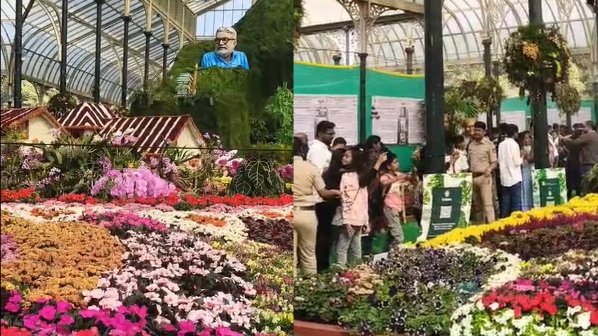 ಗಣರಾಜ್ಯೋತ್ಸವ ಹಿನ್ನೆಲೆ - ಲಾಲ್‌ಬಾಗ್ ಫ್ಲವರ್ ಶೋನಲ್ಲಿ ಕಂಗೊಳಿಸಿದ ಪೂರ್ಣಚಂದ್ರ ತೇಜಸ್ವಿ!!