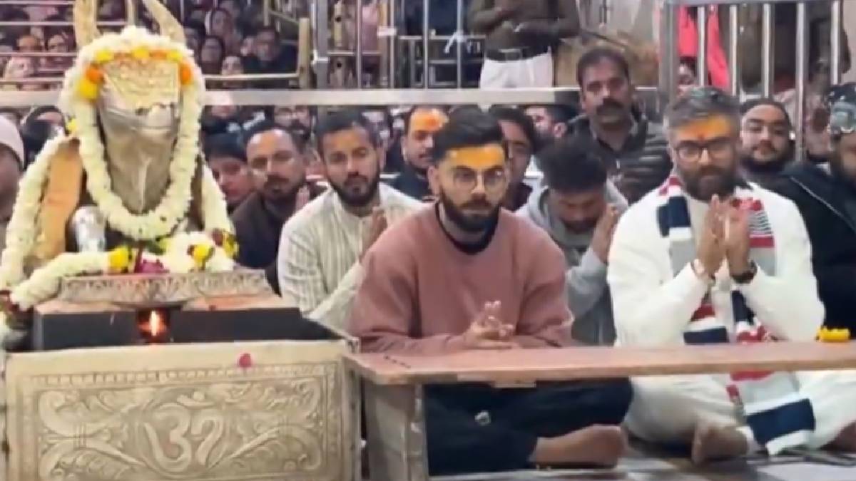 ಉಜ್ಜಯಿನಿ ಮಹಾಕಾಳೇಶ್ವರ ದೇವಾಲಯದಲ್ಲಿ ಕ್ರಿಕೆಟಿಗರ ಭಕ್ತಿ ಕ್ಷಣಗಳು