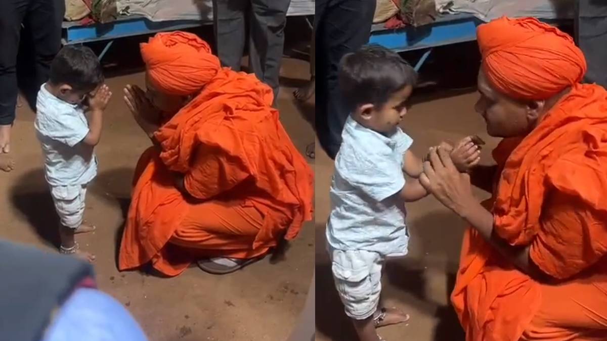 ಮಗುವಿನ ಭಾವನಾತ್ಮಕ ಭಕ್ತಿಗೆ ಮಗುವಾದ ಗವಿಮಠ ಶ್ರೀಗಳು - ಭಕ್ತಿಯ ಕ್ಷಣಕ್ಕೆ ಸಾಕ್ಷಿಯಾದ ವಿಡಿಯೋ!!