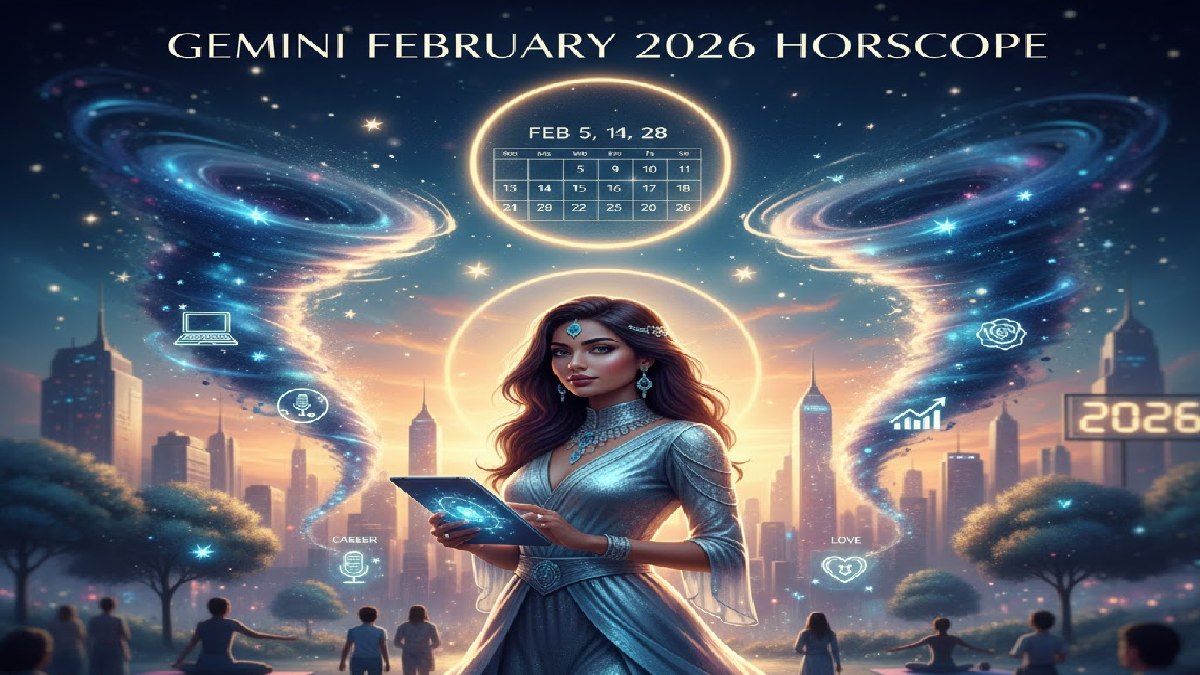 Gemini February 2026 Horoscope | Photo Credit: AI Image