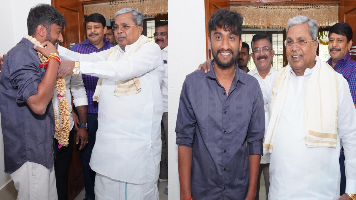 Gilli Nata Meets CM Siddaramaiah: Bigg Boss 12 Winner Felicitated