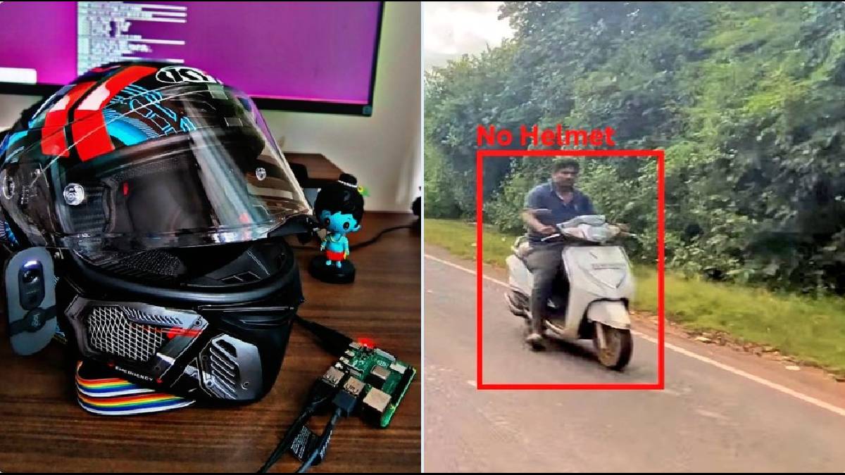 Bengaluru Engineer Creates AI Smart Helmet for Real-Time Traffic Policing