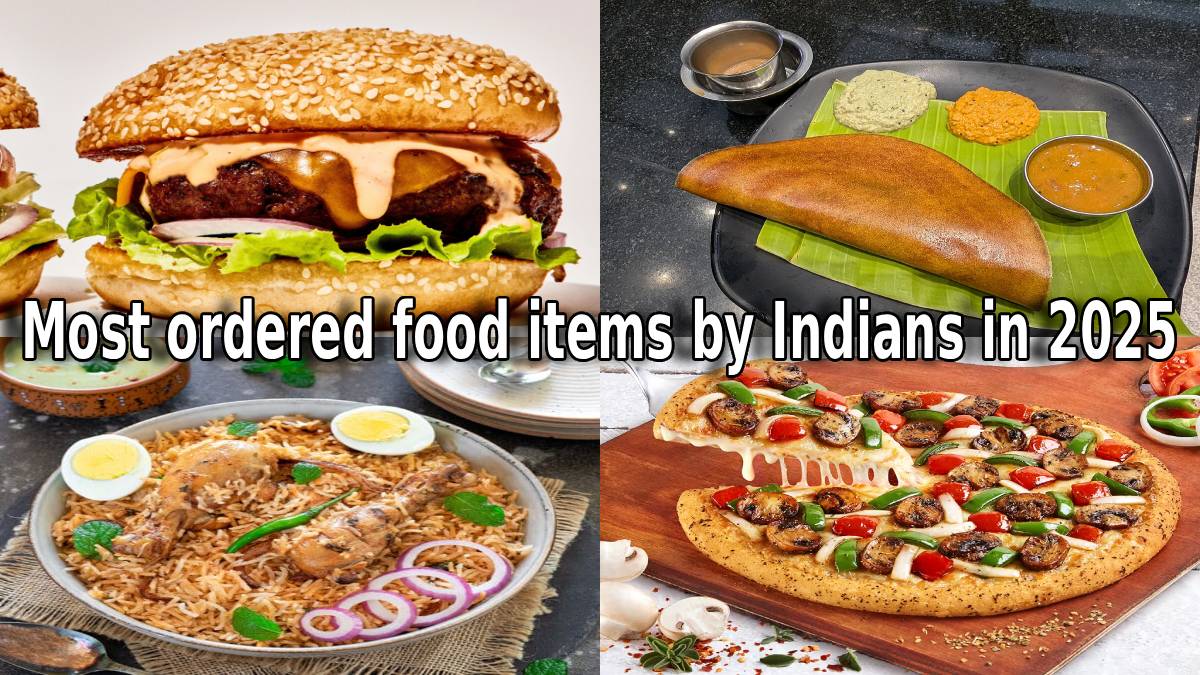 Most ordered food items by Indians in 2025, Biryani Tops The List