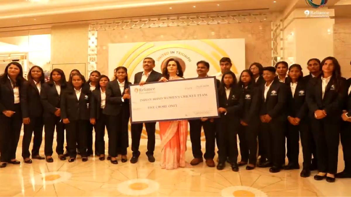 Celebrating Courage: Nita Ambani’s Gift to India’s Blind Women Cricketers