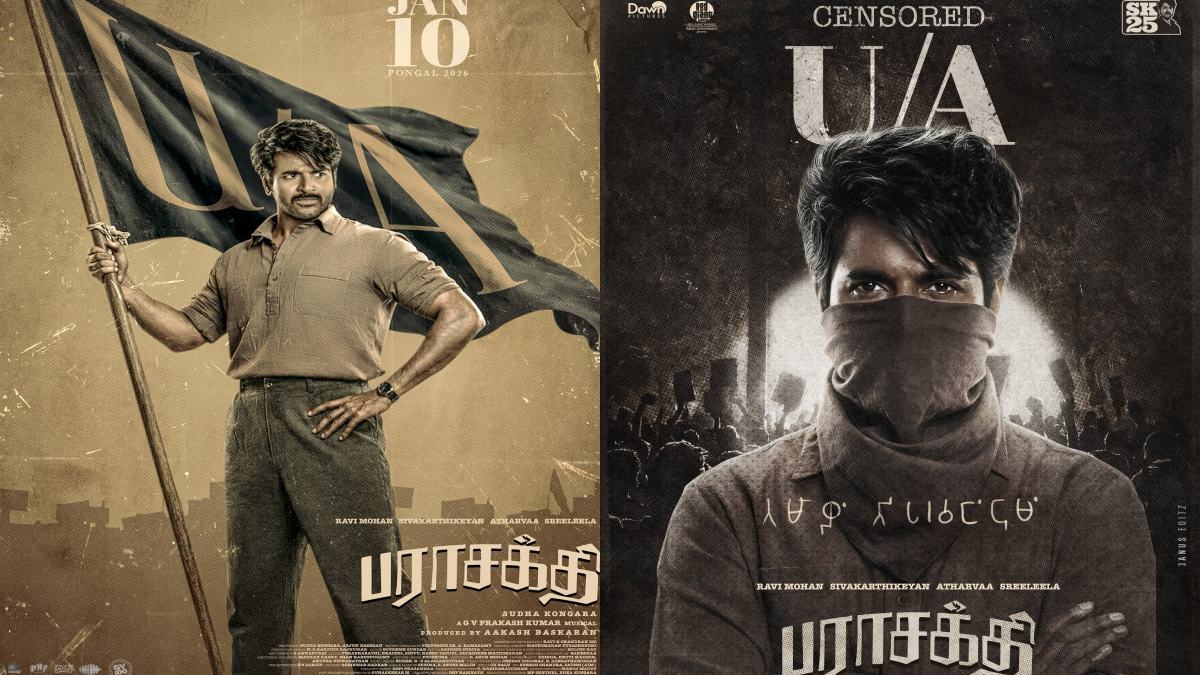‘Parasakthi’ Clear Censor Hurdles; Sivakarthikeyan’s Political Thriller Set for Jan 10 Release