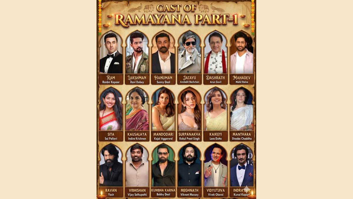 Cast Of Ramayana Part 1 : Bollywood And South Stars Unite For Epic Tale