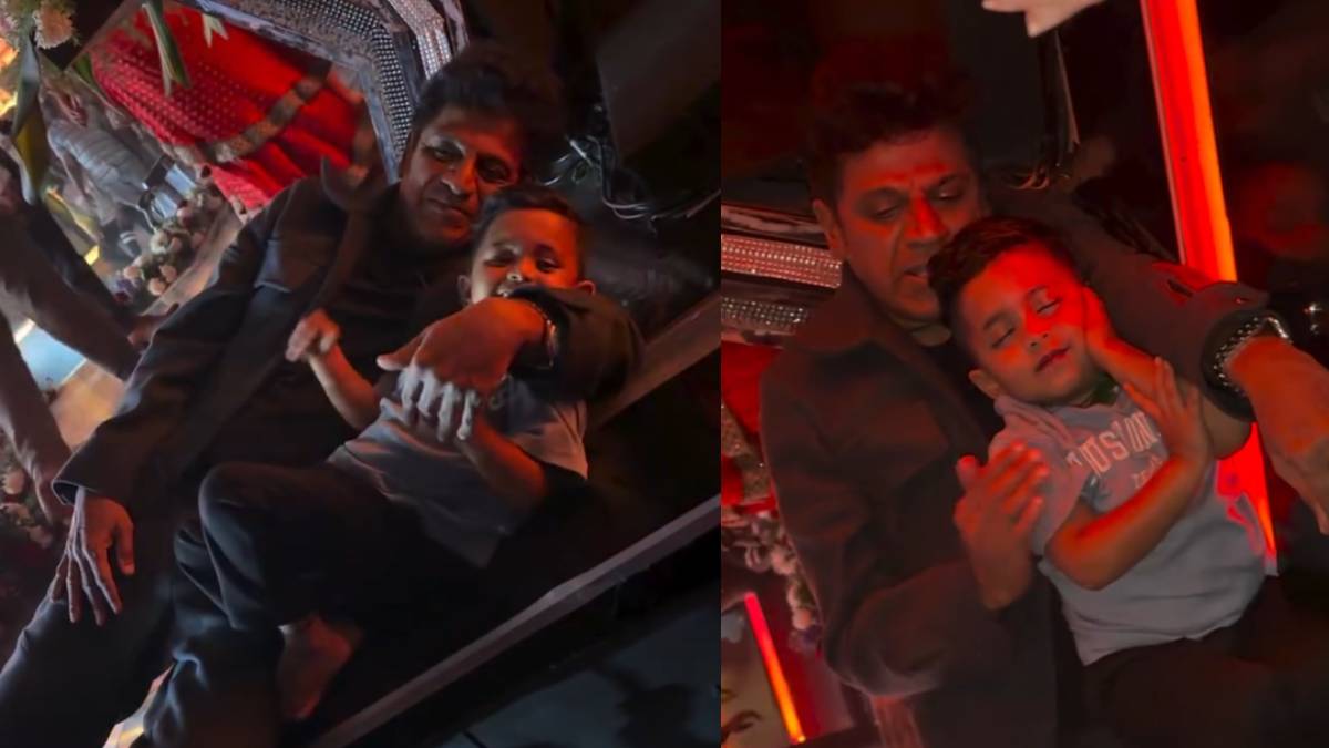 ಶಿವಣ್ಣನವರ ಈ ಮುದ್ದಾದ ಕ್ಷಣ ನೋಡಿ ನೀವು ಕ್ಯೂಟ್ ಅಂತೀರ - ಮಗುಗೆ ಜೋಗುಳ ಹಾಡಿದ ದೃಶ್ಯ ವೈರಲ್ !!