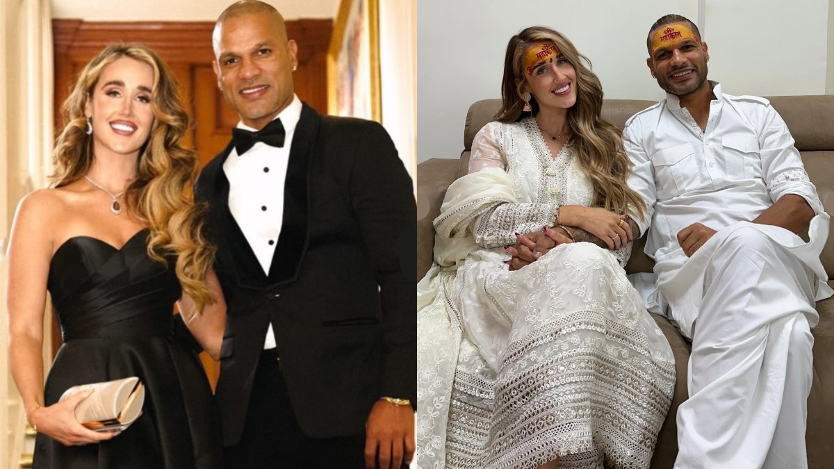 Shikhar Dhawan & Sophie Shine | Photo Credit: https://www.instagram.com/shikhardofficial/