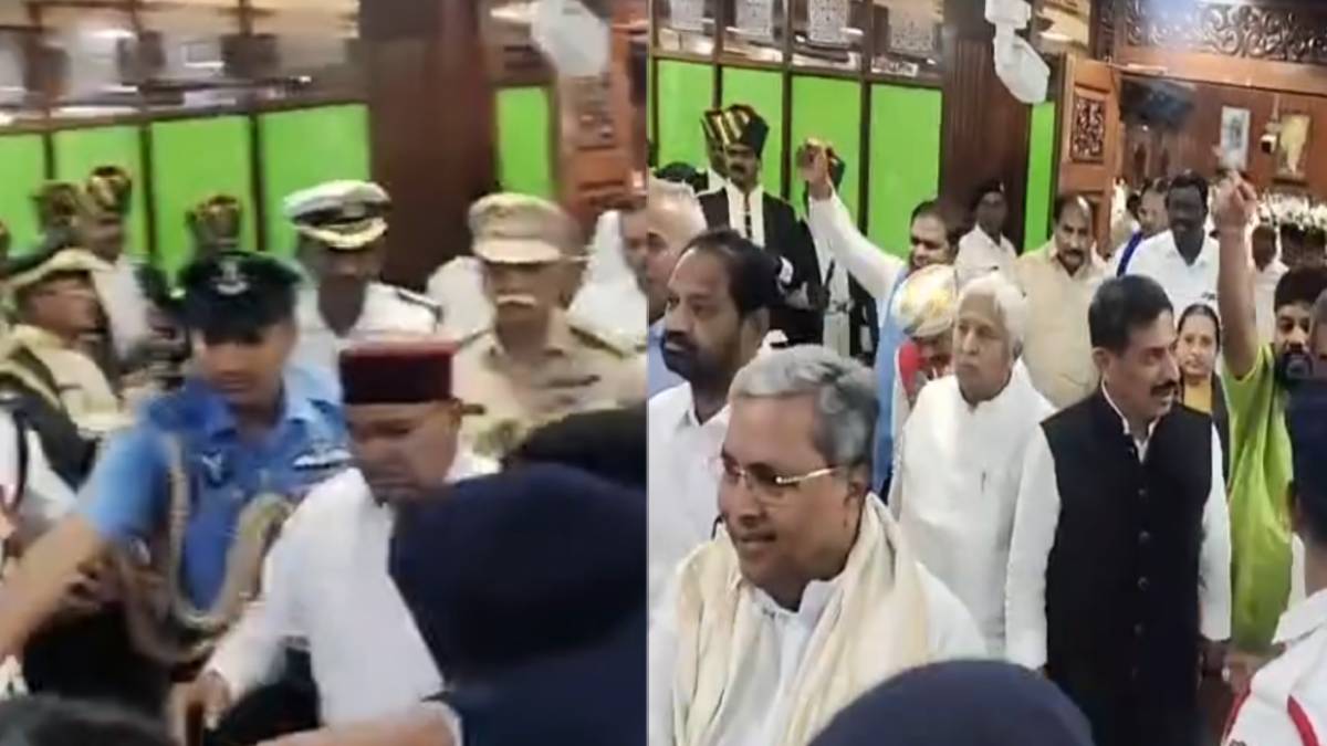ಜಂಟಿ ಅಧಿವೇಶನದಲ್ಲಿ ಹೈಡ್ರಾಮಾ - ಭಾಷಣ ಓದದ ಗವರ್ನರ್ ನಡೆಗೆ ಸಿಎಂ ಸಿದ್ದರಾಮಯ್ಯ ಅಸಮಾಧಾನ!!