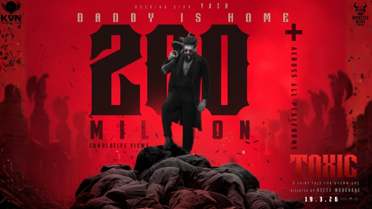 Yash Beats Yash: ‘Toxic’ Teaser Shatters KGF 2 Records with 200 Million Views