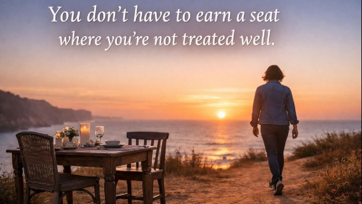 You Don’t Have to Earn a Seat Where You’re Not Treated Well
