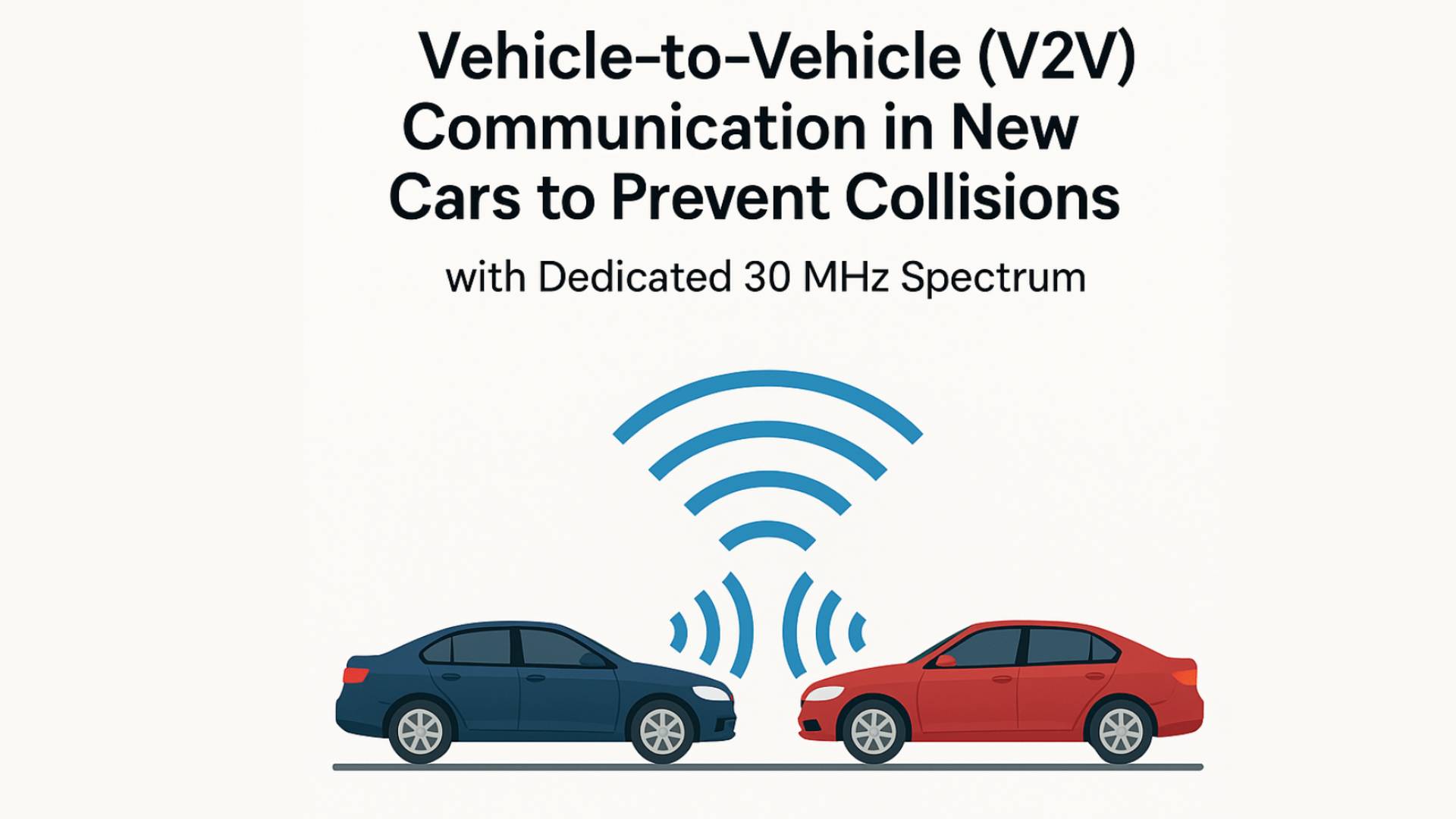 India Mandates Vehicle-to-Vehicle (V2V) Communication in All New Cars Using Dedicated 30 MHz Spectrum to Prevent Collisions