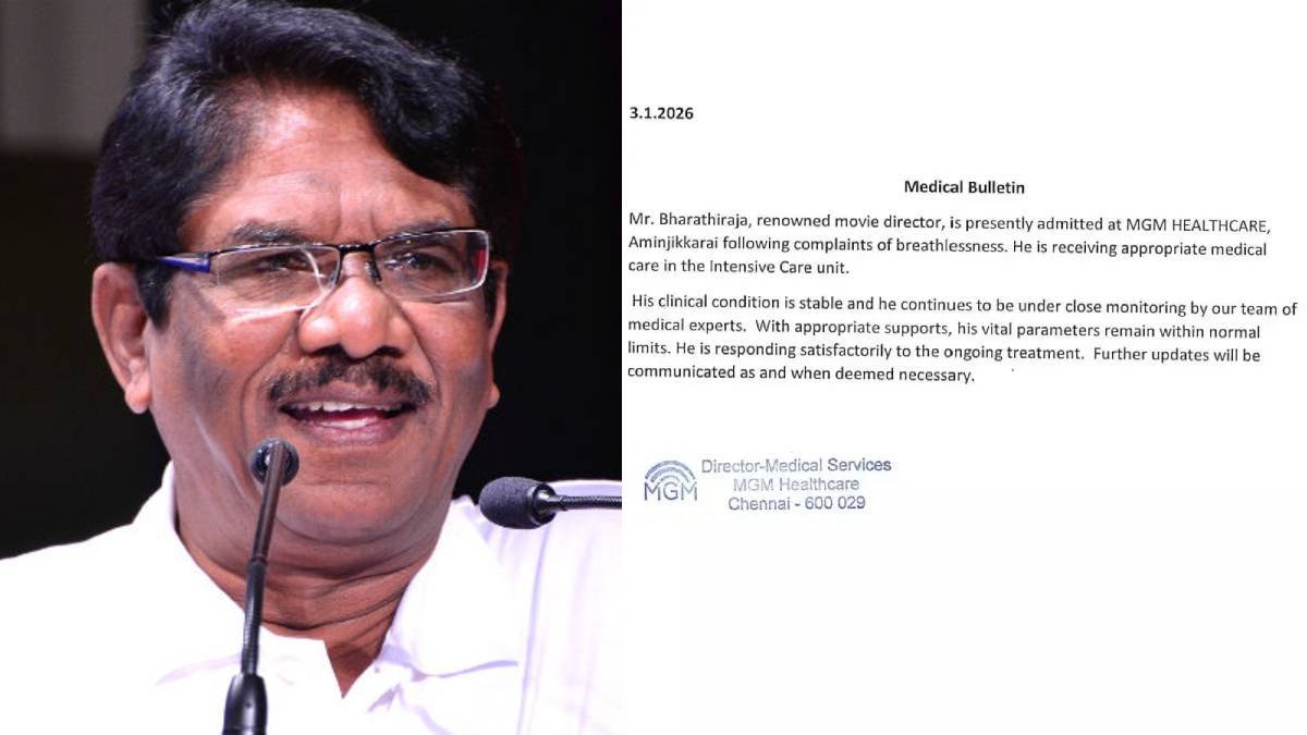 Veteran Director Bharathiraja Admitted to Hospital in Chennai for Routine Checks