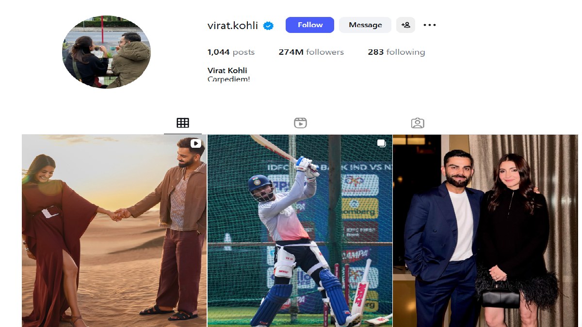 Virat Kohli Instagram Restored: Profile Back After Brief Disappearance