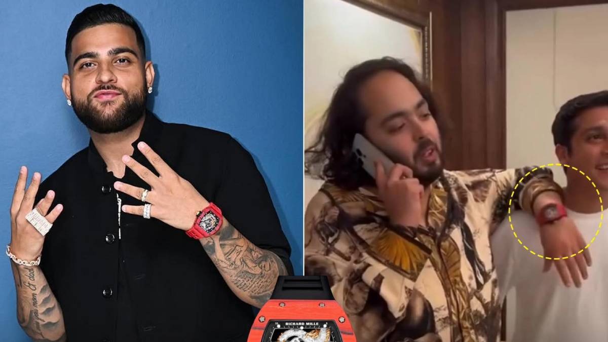 Karan Aujla and Anant Ambani Seen Wearing Ultra-Rare RM 57-03 Tourbillon Sapphire Dragon
