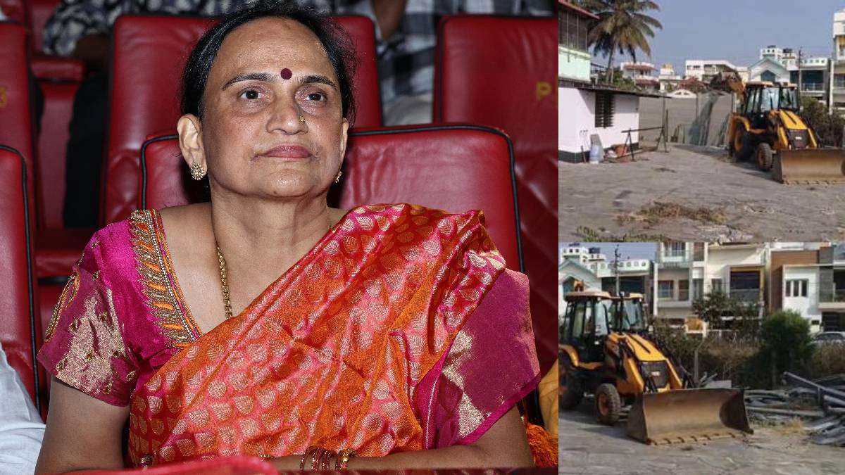 ಸಿನಿಮಾ ನಿರ್ಮಾಪಕಿ ಪುಷ್ಪಾ ಸೈಟ್‌ಗೆ ನುಗ್ಗಿದ ಜೆಸಿಬಿ! ಕೋರ್ಟ್ ತಡೆಯಾಜ್ಞೆ ನಡುವೆಯೂ ನಡೆದದ್ದೇ ಬೇರೆ!