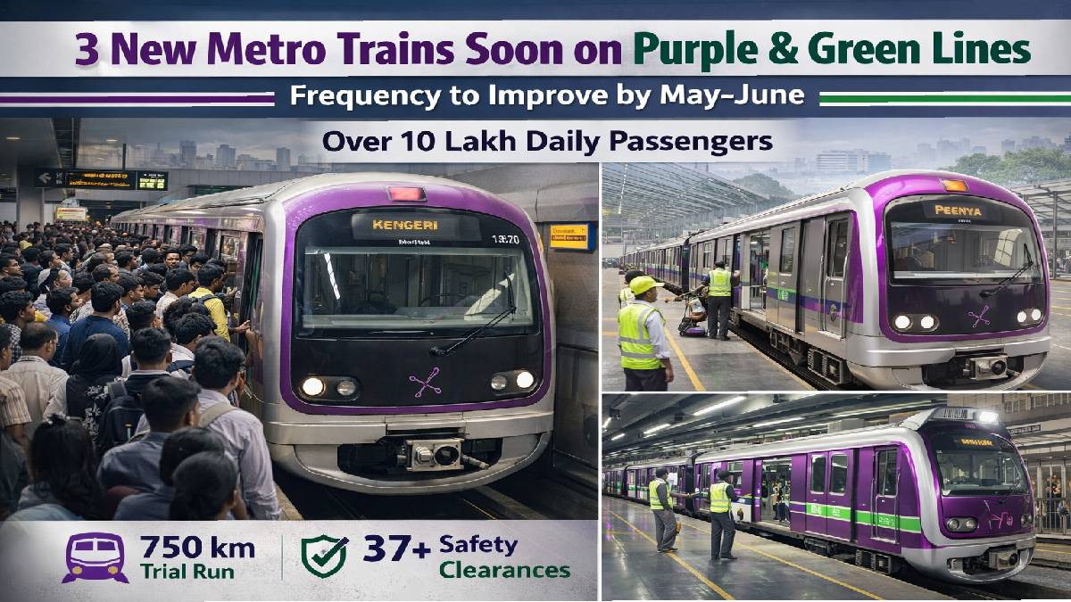 ಮೆಟ್ರೋ ಹತ್ತುವ ಸಾಹಸಕ್ಕೆ ಬೀಳಲಿದೆಯೇ ಬ್ರೇಕ್? ಮೇ-ಜೂನ್ ತಿಂಗಳಲ್ಲಿ ಪ್ರಯಾಣಿಕರಿಗೆ ಕಾದಿದೆಯೇ ಭರ್ಜರಿ ಸಿಹಿ ಸುದ್ದಿ!!