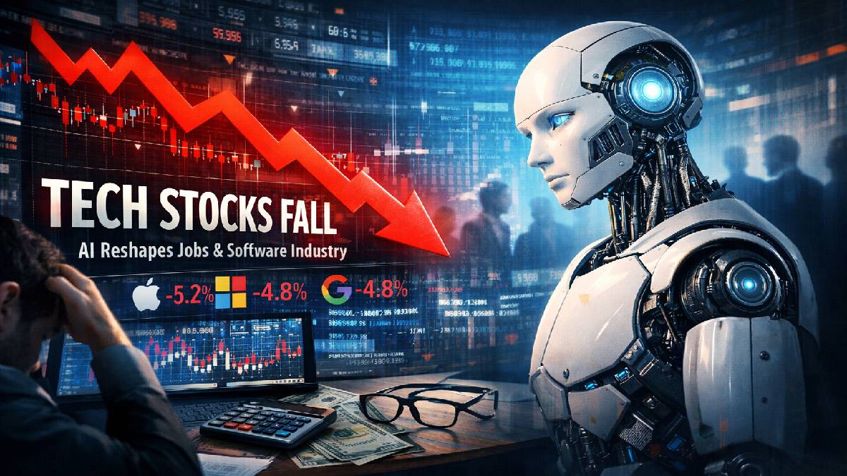 AI Disruption Sparks Tech Stock Crash and Raises Big Questions About Future Jobs