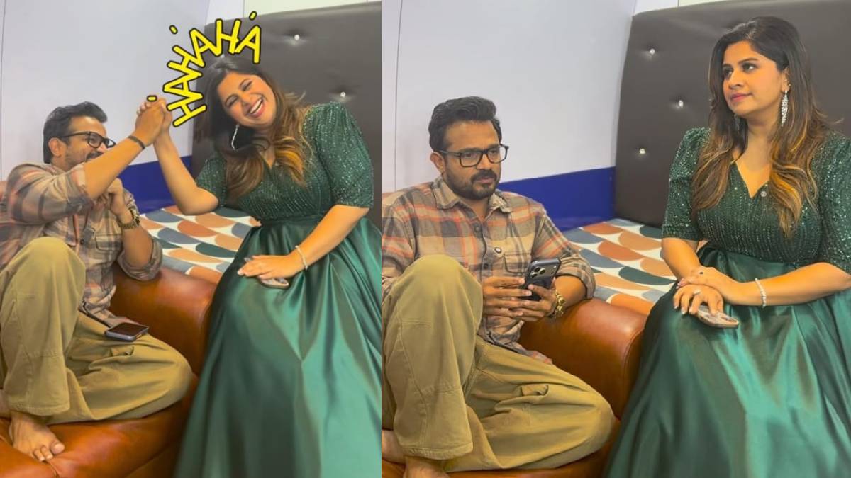 ‘ನೀನು ಮೆಂಟಲ್ ಕೇಸ್ ಆಗ್ತಿದ್ದೀಯಾ?’ – ವೈರಲ್ ಆಯ್ತು ವಿಜಯ್-ಅನುಶ್ರೀ ಫನ್ ವಿಡಿಯೋ!!
