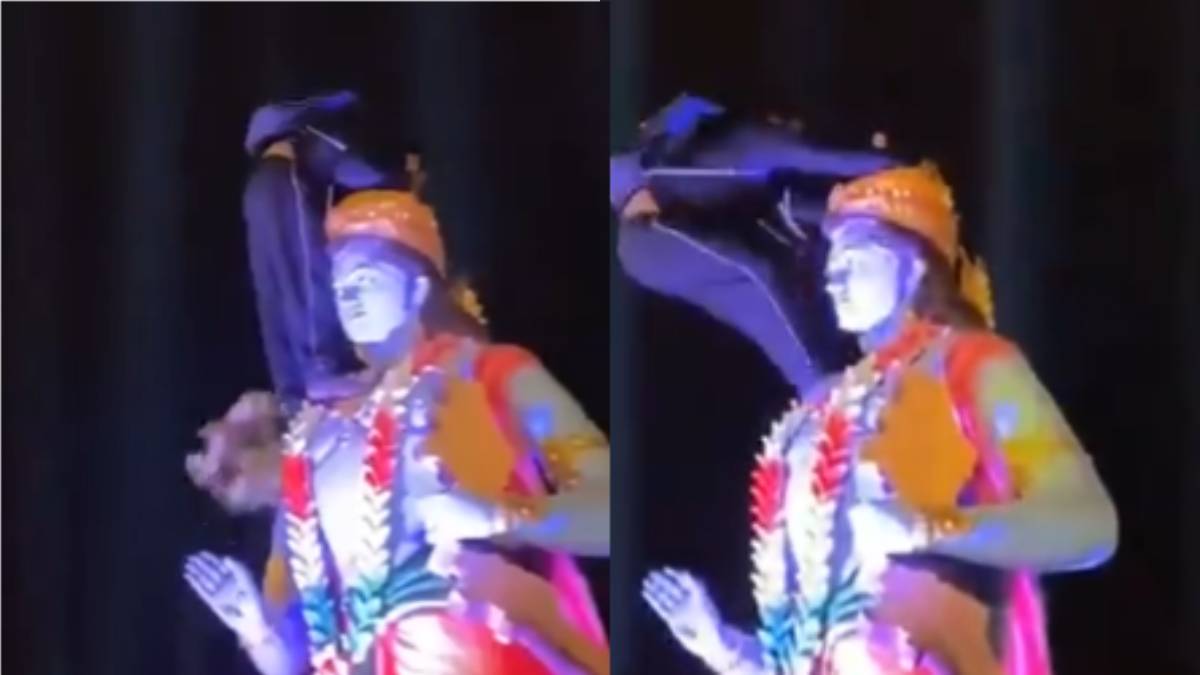 Man’s Attempt to Damage Lord Ram Statue Shocks Ayodhya Devotees