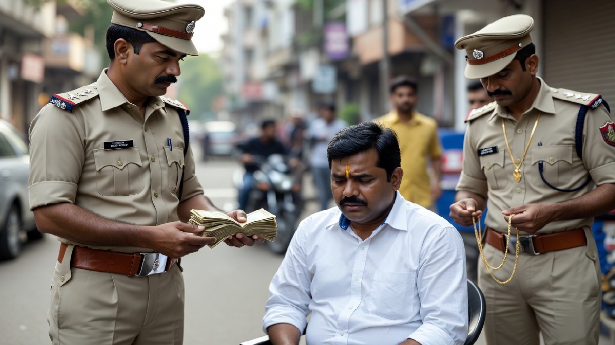 Thieves Disguised as Police Officers Rob Bengaluru Businessman of Gold and ₹20 Lakh Cash