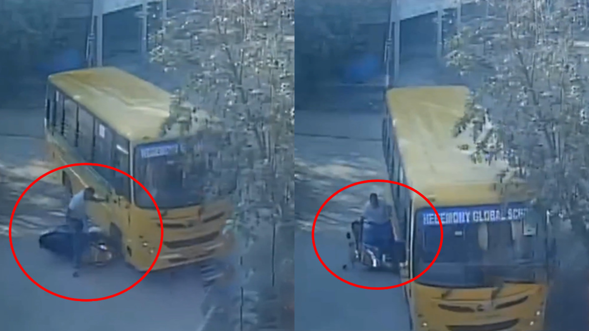 Bengaluru: Two Children Killed in Horrific School Bus Crash | Photo Credit: https://x.com/dpkBopanna