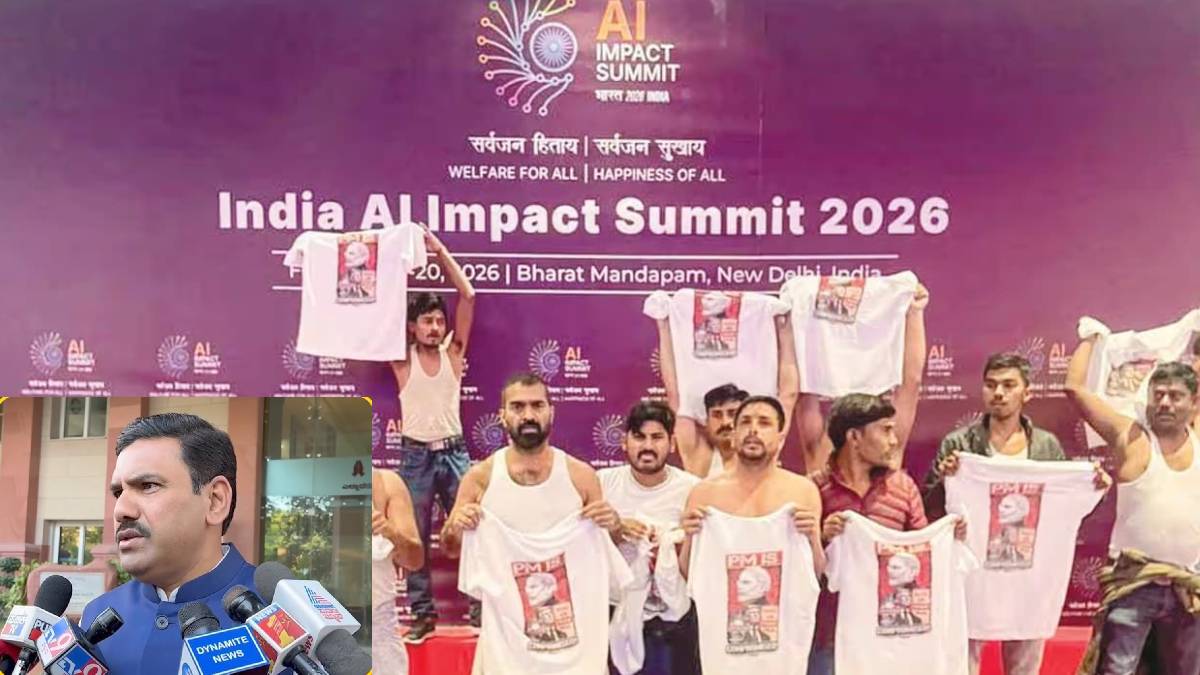 ವಿಶ್ವದ ಗಣ್ಯರ ಮುಂದೆ ಭಾರತಕ್ಕೆ ಮುಜುಗರ? ದೆಹಲಿಯ AI ಸಮಿಟ್‌ನಲ್ಲಿ ಕಾಂಗ್ರೆಸ್ ವರ್ತನೆಗೆ ಬಿಜೆಪಿ ಕಿಡಿ!!