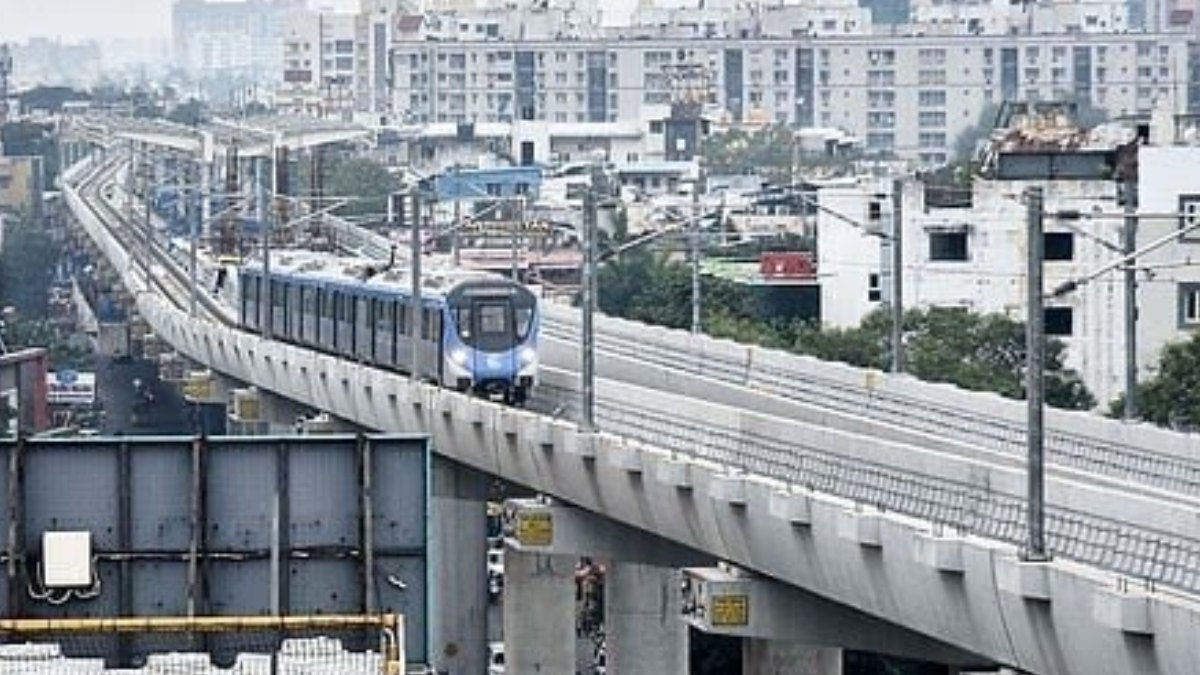 Chennai Metro | Photo Credit: https://x.com/UpdatesChennai