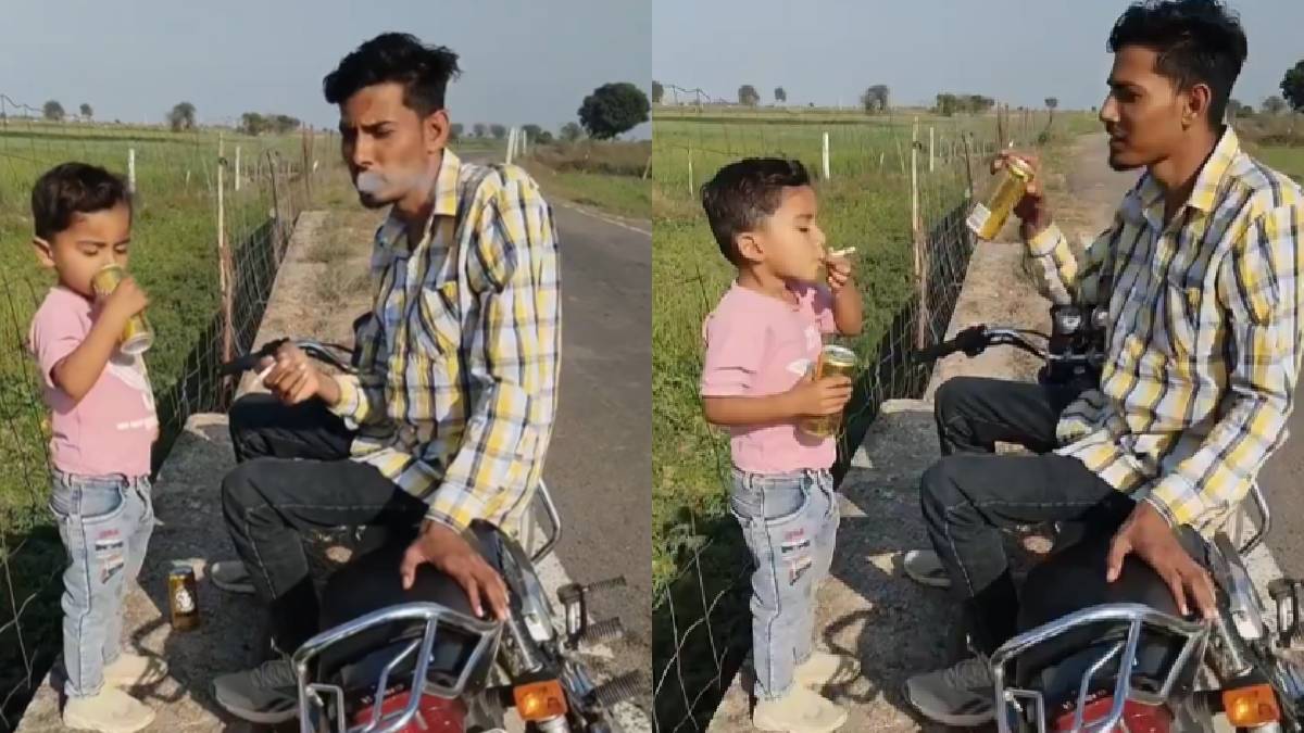 Outrage Over Viral Video Showing Child Given Alcohol and Tobacco in Rajasthan
