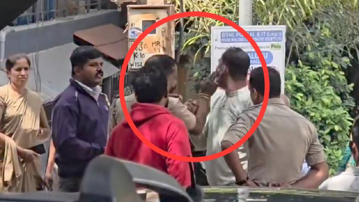 ದರ್ಶನ್ ಮನೆ ಮುಂದೆ ಅಭಿಮಾನಿಯ ಹುಚ್ಚಾಟ - ಪೊಲೀಸರಿಂದ ಕಪಾಳ ಮೋಕ್ಷ!!