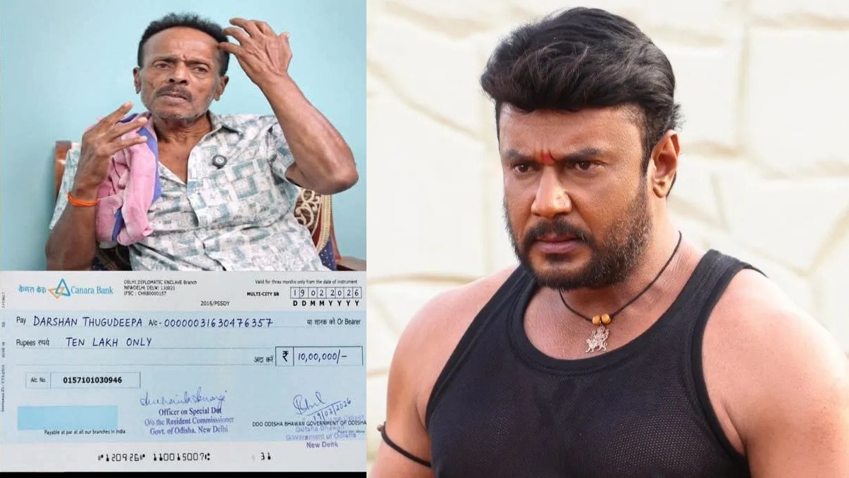 Darshan Signs ₹10 Lakh Cheque for Ailing Veteran 'Killer' Venkatesh