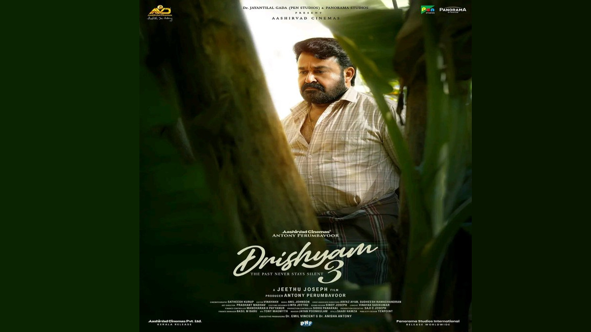 Mohanlal Drops Chilling New Poster of 'Drishyam 3' and Confirms Release Date