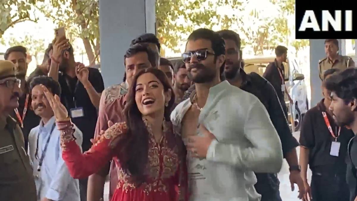 ಮದುವೆಯ ನಂತರ ಮೊದಲ ಪ್ರವಾಸ – ಉದಯಪುರದಲ್ಲಿ ವಿಜಯ್-ರಶ್ಮಿಕಾ!! | Photo Credit: ANI