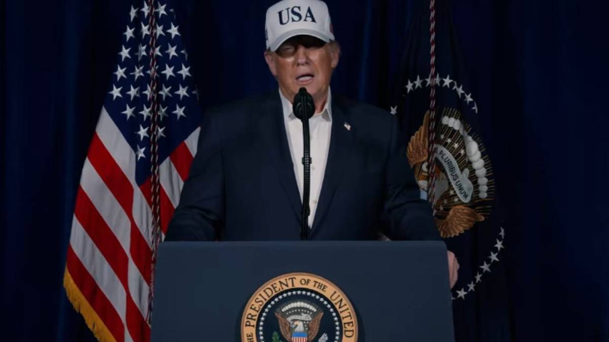 ಇರಾನ್ ಜನರಿಗೆ ಕ್ರಾಂತಿ ಕರೆ – ಟ್ರಂಪ್ ಭಾಷಣ!! | Photo Credit: X/realDonaldTrump