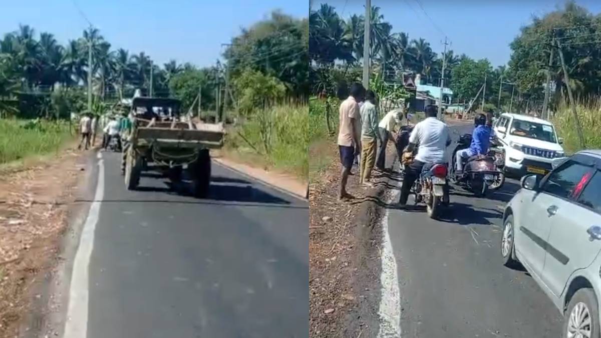 ಮೂರೇ ತಿಂಗಳಲ್ಲಿ ಗುಂಡಿಬಿದ್ದ 3 ಕೋಟಿ ರಸ್ತೆ - ಇದೆಂಥಾ ಅವಸ್ಥೆ ನಮ್ಮದು ಎಂದ ಊರಿನ ಜನತೆ!!