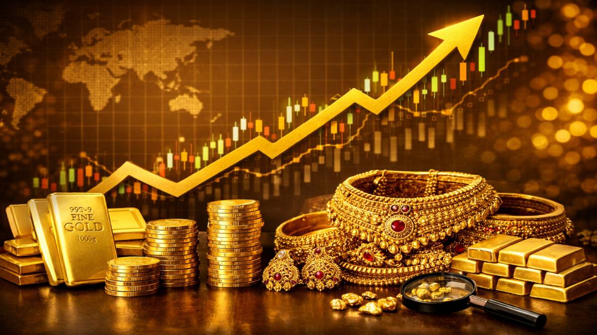 ಭಾರತೀಯ ಮಾರುಕಟ್ಟೆಯಲ್ಲಿ ಚಿನ್ನದ ಅಬ್ಬರ - ಸಾರ್ವಕಾಲಿಕ ದಾಖಲೆ ಬರೆದ ಹಳದಿ ಲೋಹದ ಬೆಲೆ!!