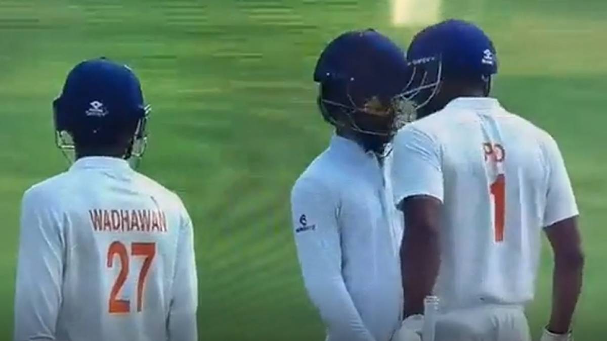 ರಣಜಿ ಟ್ರೋಫಿ ಫೈನಲ್ ನಲ್ಲಿ ಗಲಾಟೆ - ಕರ್ನಾಟಕದ ಆಟಗಾರ ಅನೀಶ್ ತಲೆಗೆ ಡಿಕ್ಕಿ ಹೊಡೆದ ಘಟನೆ!!