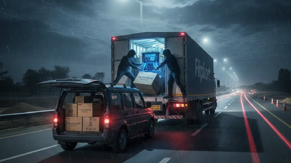 'Dhoom' Style Heist on NH-48: ₹25 Lakh Worth Flipkart Mobiles Stolen from Moving Truck in Haveri