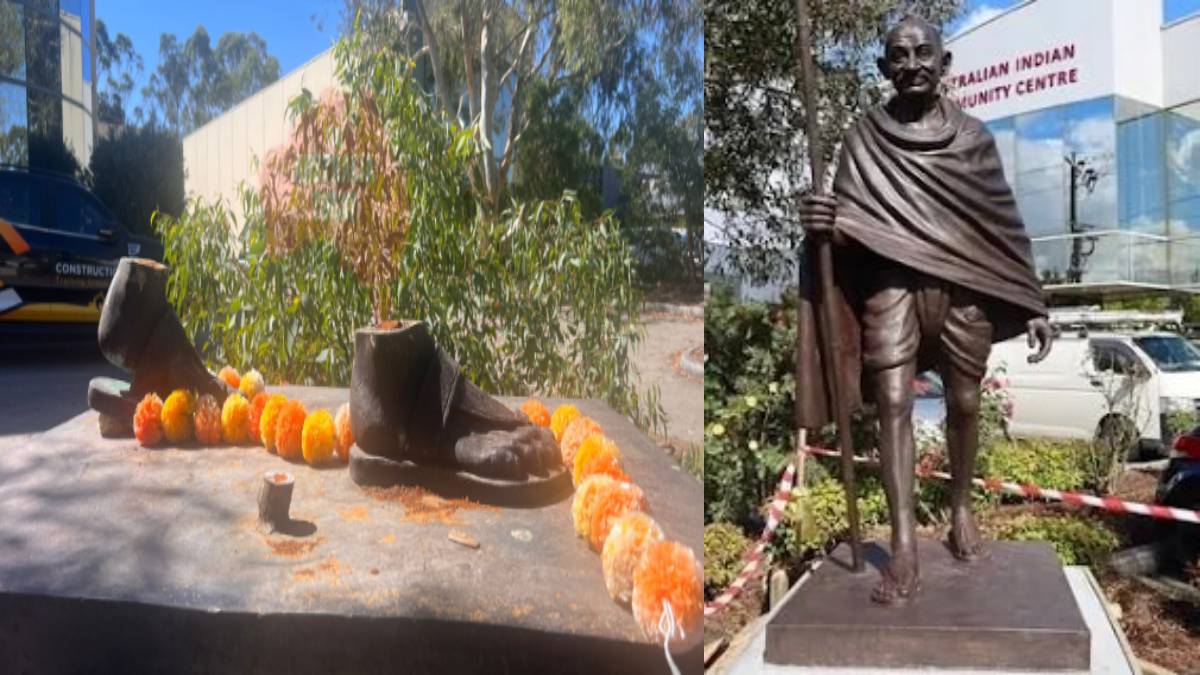 Gandhi Statue Theft in Melbourne – A Call for Respect and Safety | Photo Credit: X : @AdityaRajKaul