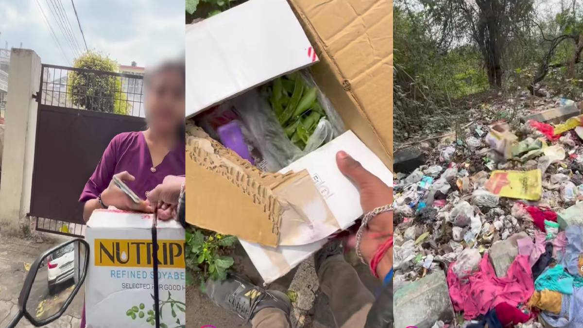 Rapido Porter’s Funny Experience: Delivering Garbage Instead of a Real Package