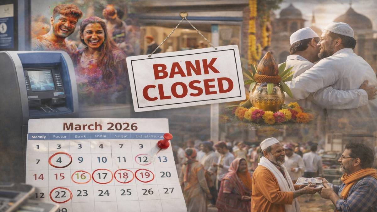 ಮಾರ್ಚ್ 2026 - ಸಾಲು ಸಾಲು ಹಬ್ಬಗಳ ಆಗಮನ, ಬ್ಯಾಂಕುಗಳಿಗೆ ರಜೆಗಳ ಹಬ್ಬ! ಇಲ್ಲಿದೆ ಸಂಪೂರ್ಣ ರಜೆಗಳ ಪಟ್ಟಿ!!